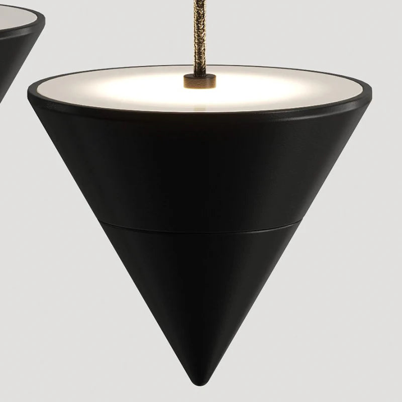 Minimalist Flying Saucer Chandelier