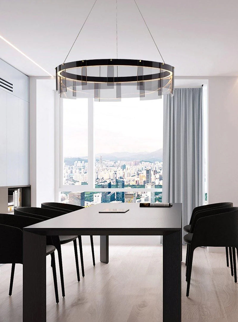 Minimalist Aperture Chandelier - Loonglight