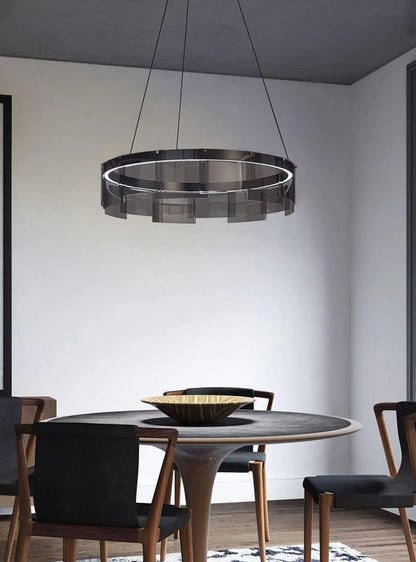 Minimalist Aperture Chandelier - Loonglight