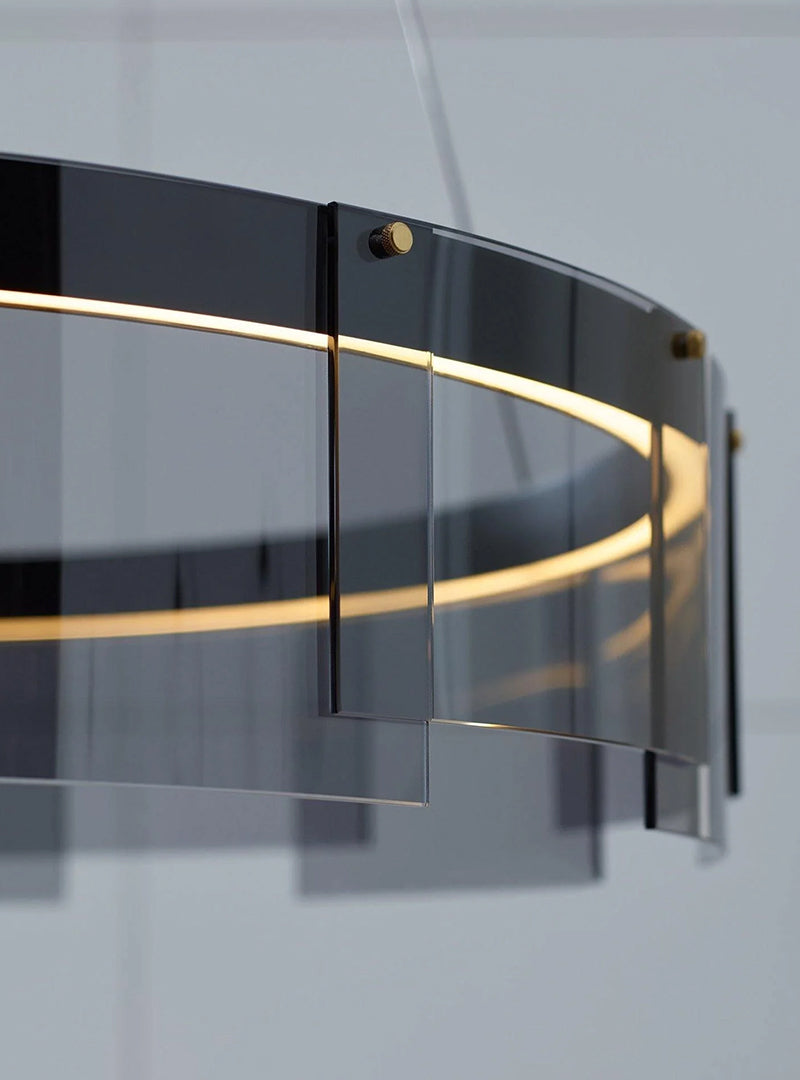 Minimalist Aperture Chandelier - Loonglight