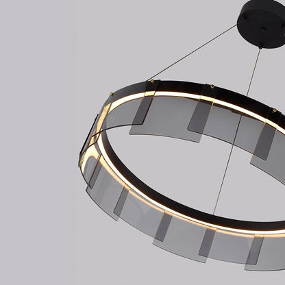 Minimalist Aperture Chandelier - Loonglight