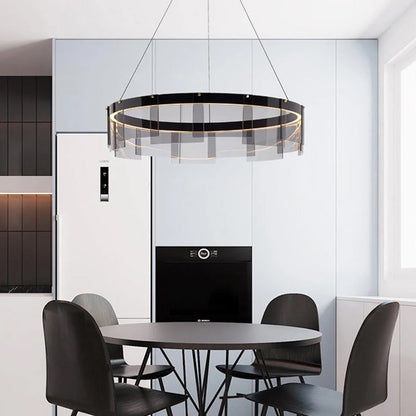Minimalist Aperture Chandelier - Loonglight