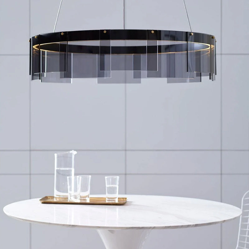 Minimalist Aperture Chandelier - Loonglight