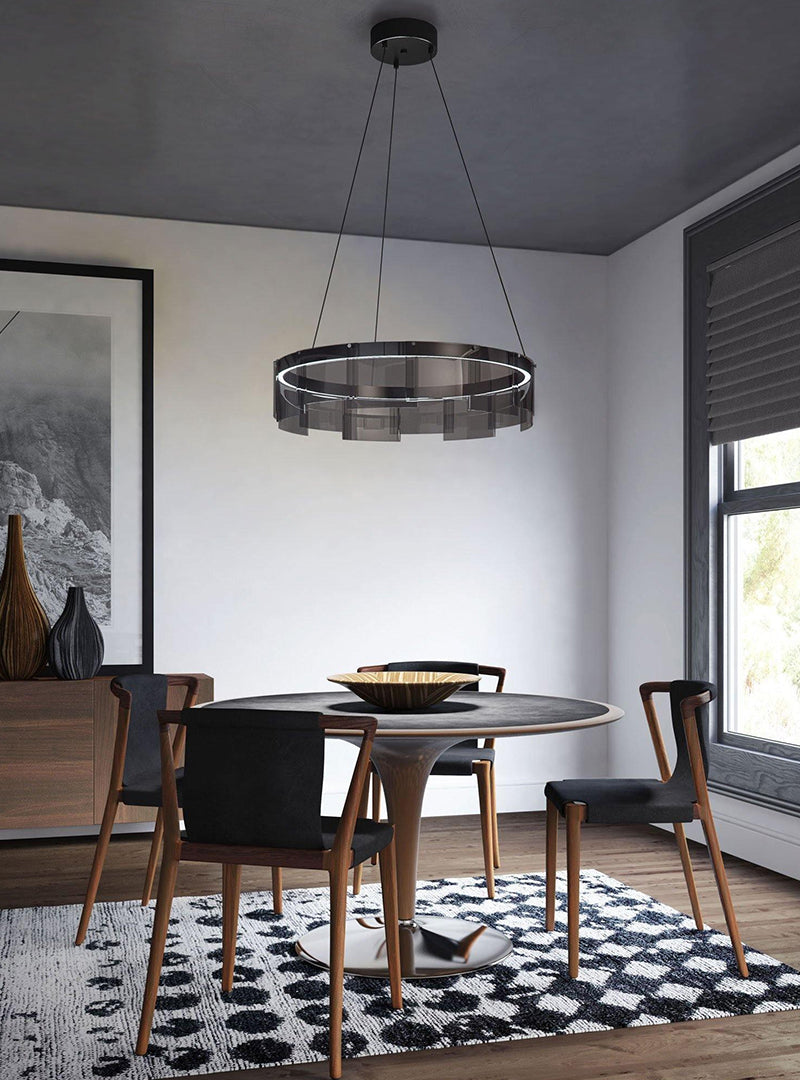 Minimalist Aperture Chandelier - Loonglight