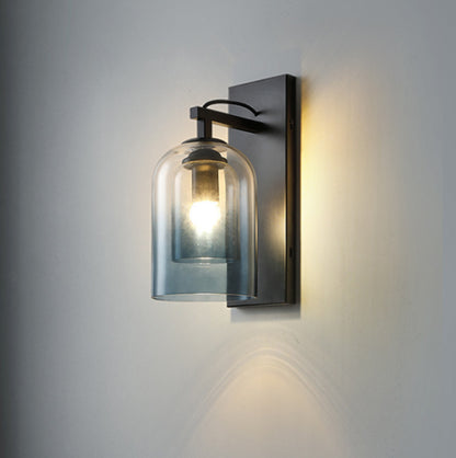 Minimalist Double Glass Wall Lamp - Loonglight