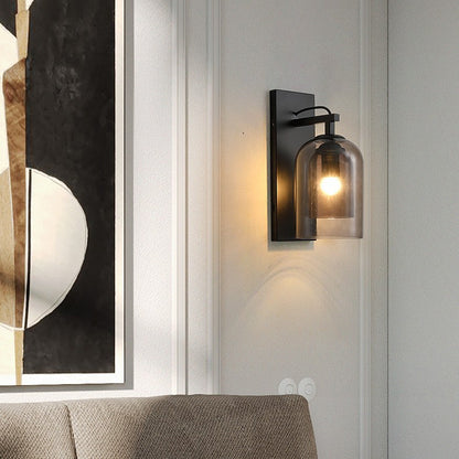 Minimalist Double Glass Wall Lamp - Loonglight