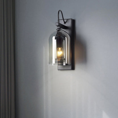 Minimalist Double Glass Wall Lamp - Loonglight