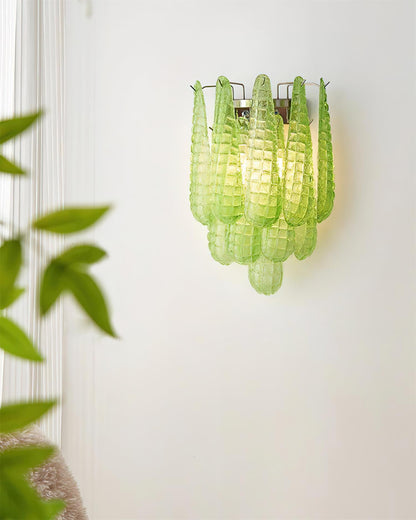 Mireya Glass Leaf Wall Lamp - Loonglight
