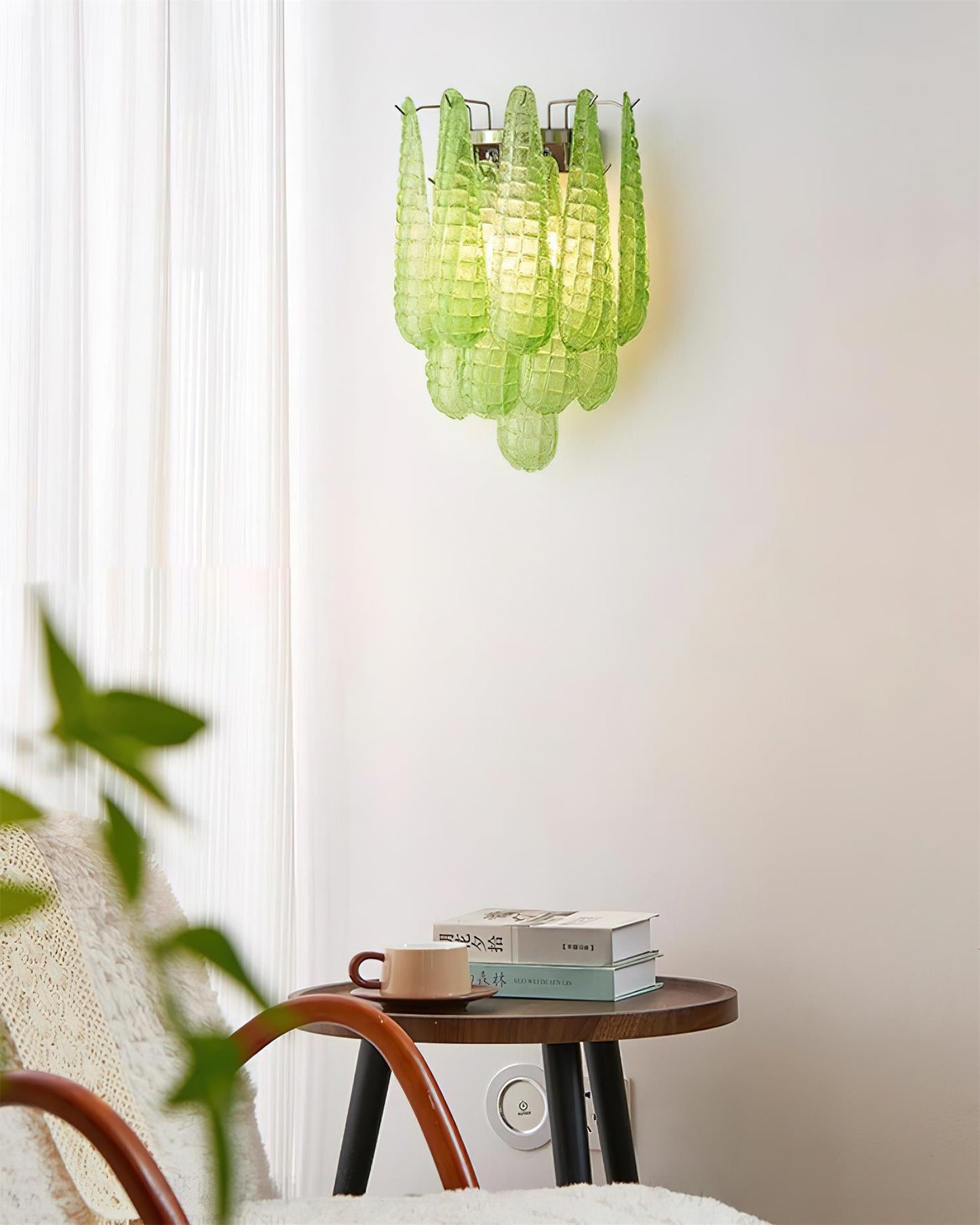 Mireya Glass Leaf Wall Lamp - Loonglight