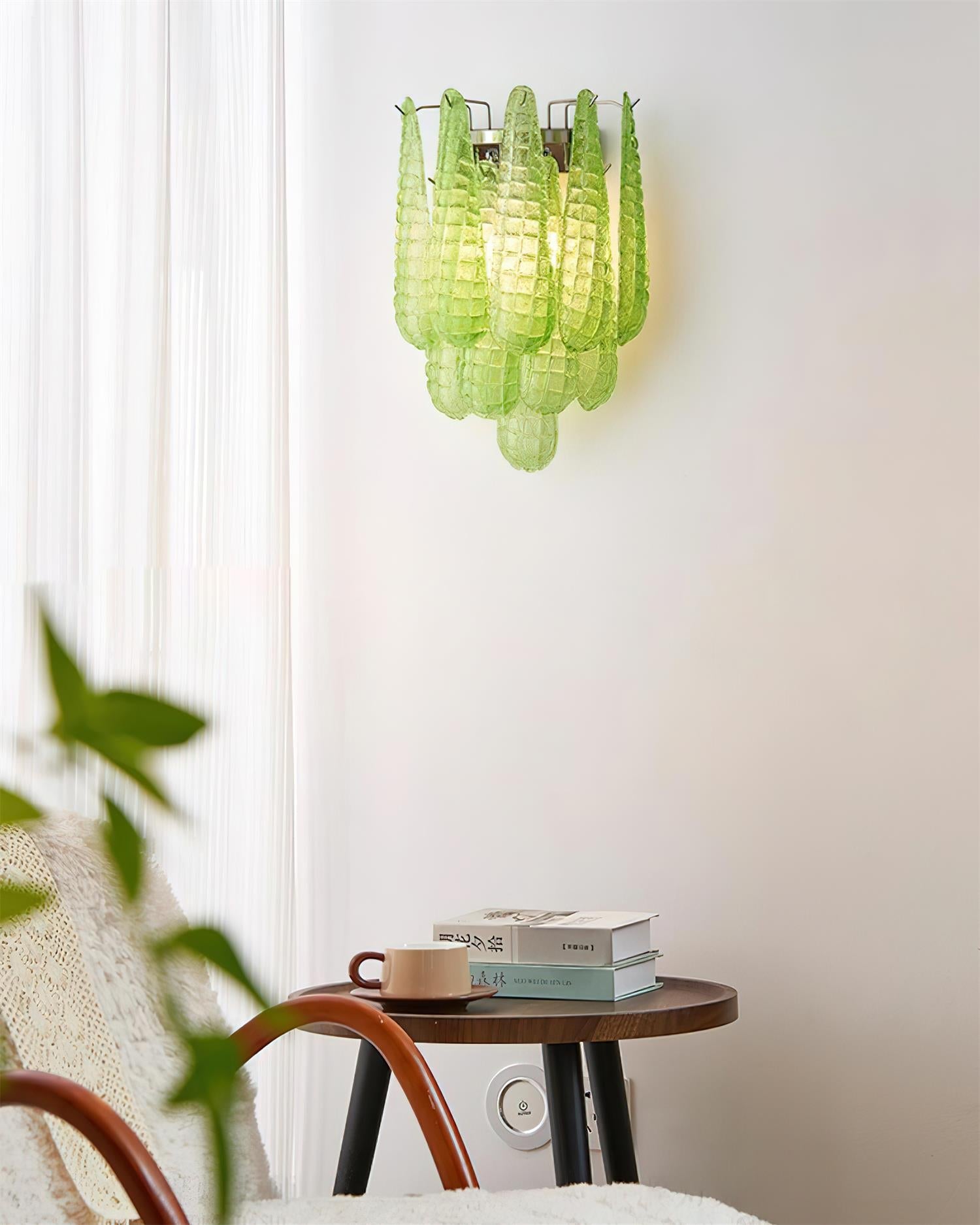 Mireya Glass Leaf Wall Lamp - Loonglight