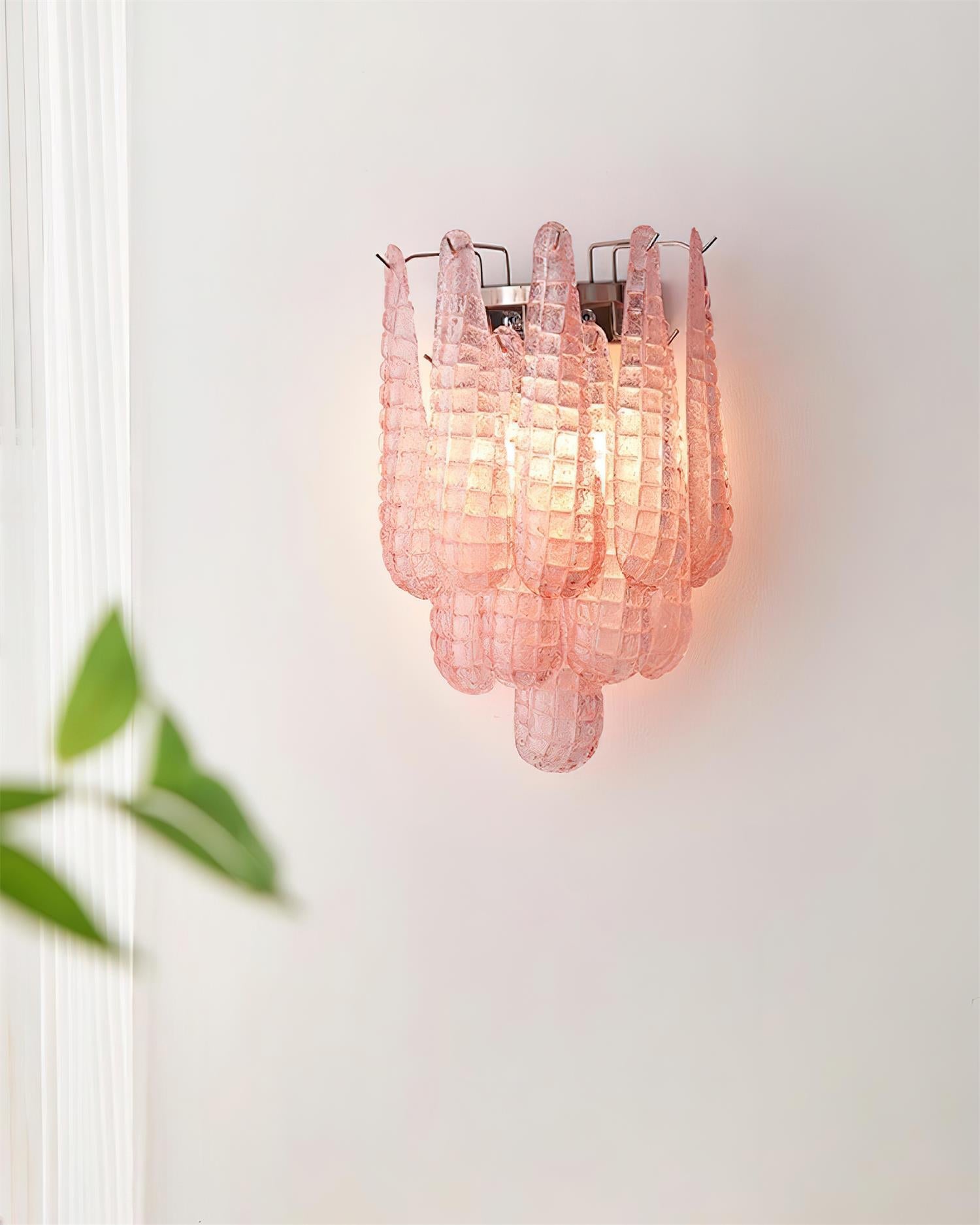 Mireya Glass Leaf Wall Lamp - Loonglight