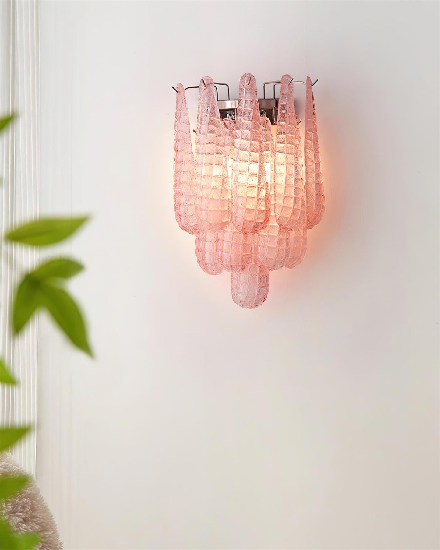 Mireya Glass Leaf Wall Lamp - Loonglight