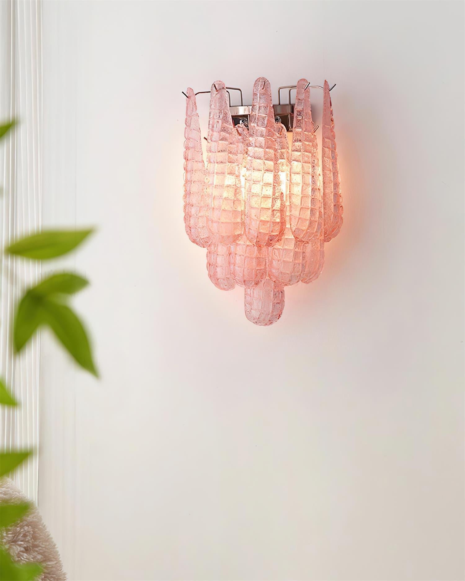 Mireya Glass Leaf Wall Lamp - Loonglight