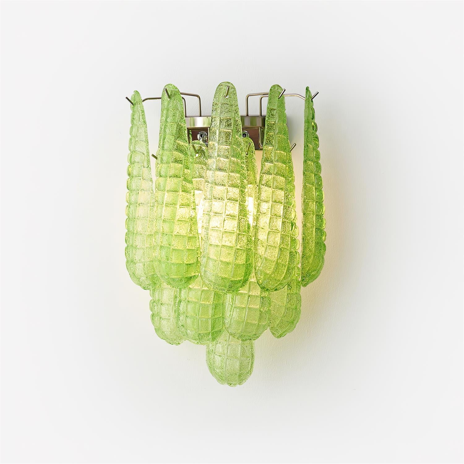Mireya Glass Leaf Wall Lamp - Loonglight