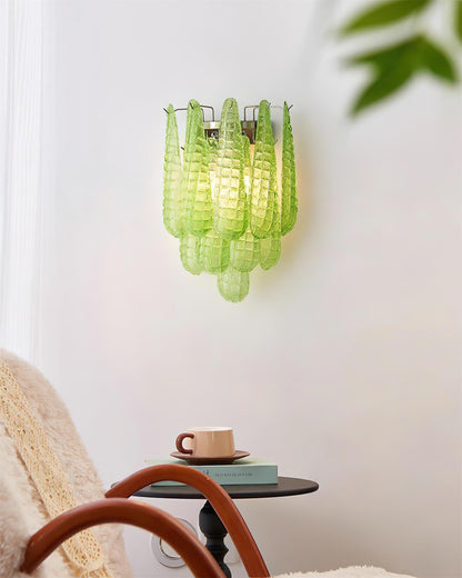 Mireya Glass Leaf Wall Lamp - Loonglight
