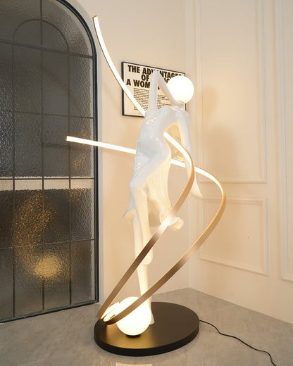 Misha Goddess Statue Floor Lamp - Loonglight