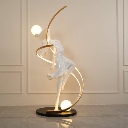 Misha Goddess Statue Floor Lamp - Loonglight