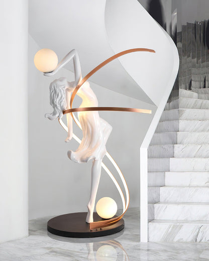 Misha Goddess Statue Floor Lamp - Loonglight