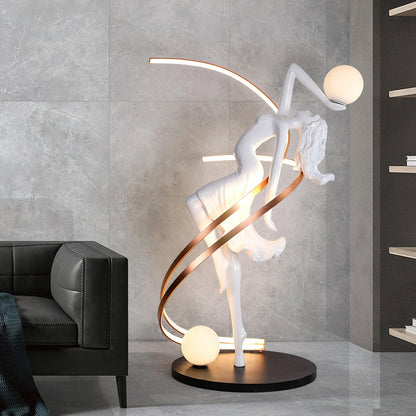 Misha Goddess Statue Floor Lamp - Loonglight