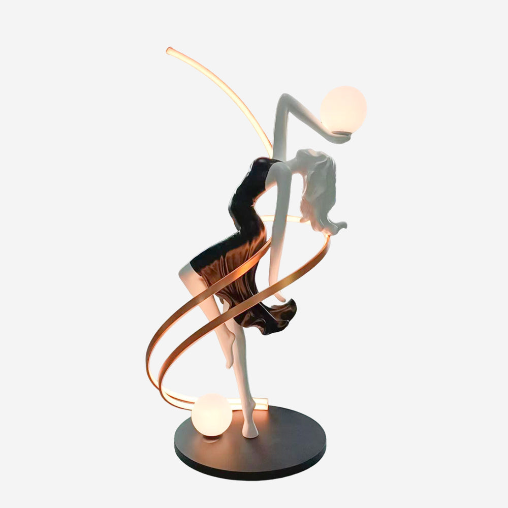 Misha Goddess Statue Floor Lamp - Loonglight