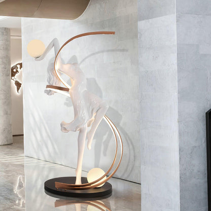 Misha Goddess Statue Floor Lamp - Loonglight