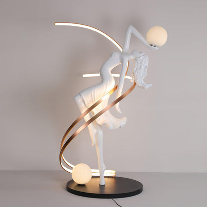 Misha Goddess Statue Floor Lamp - Loonglight