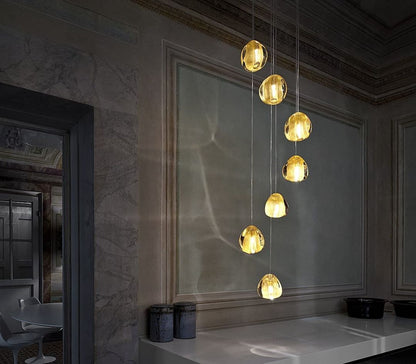 Cherry Crystal Pendant Light