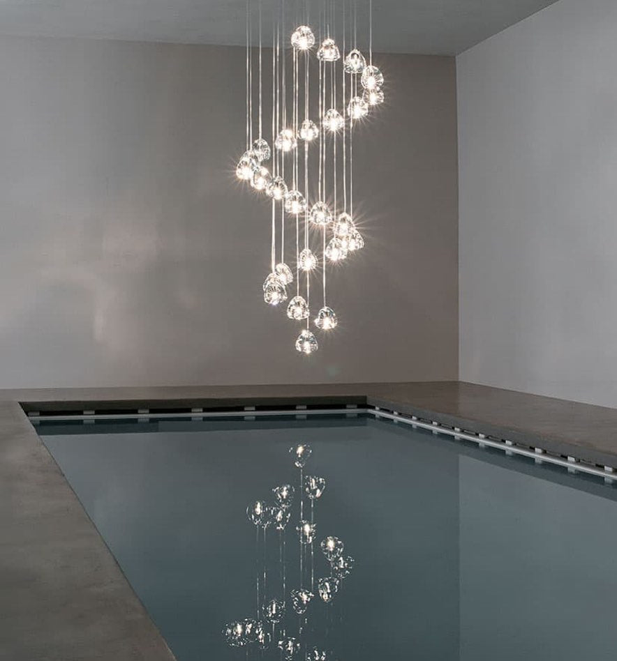 Cherry Crystal Pendant Light