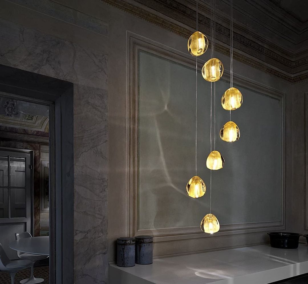 Cherry Crystal Pendant Light