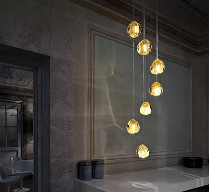 Cherry Crystal Pendant Light