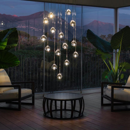 Cherry Crystal Pendant Light