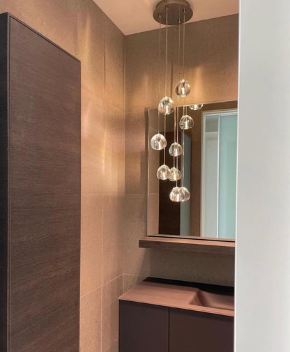 Cherry Crystal Pendant Light