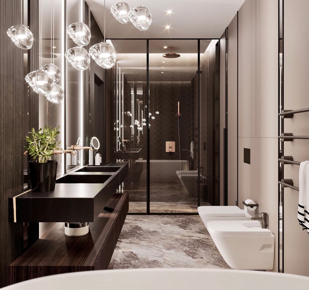 Cherry Crystal Pendant Light