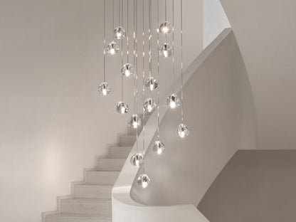 Cherry Crystal Pendant Light