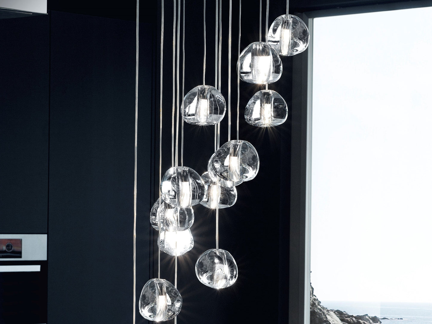 Cherry Crystal Pendant Light