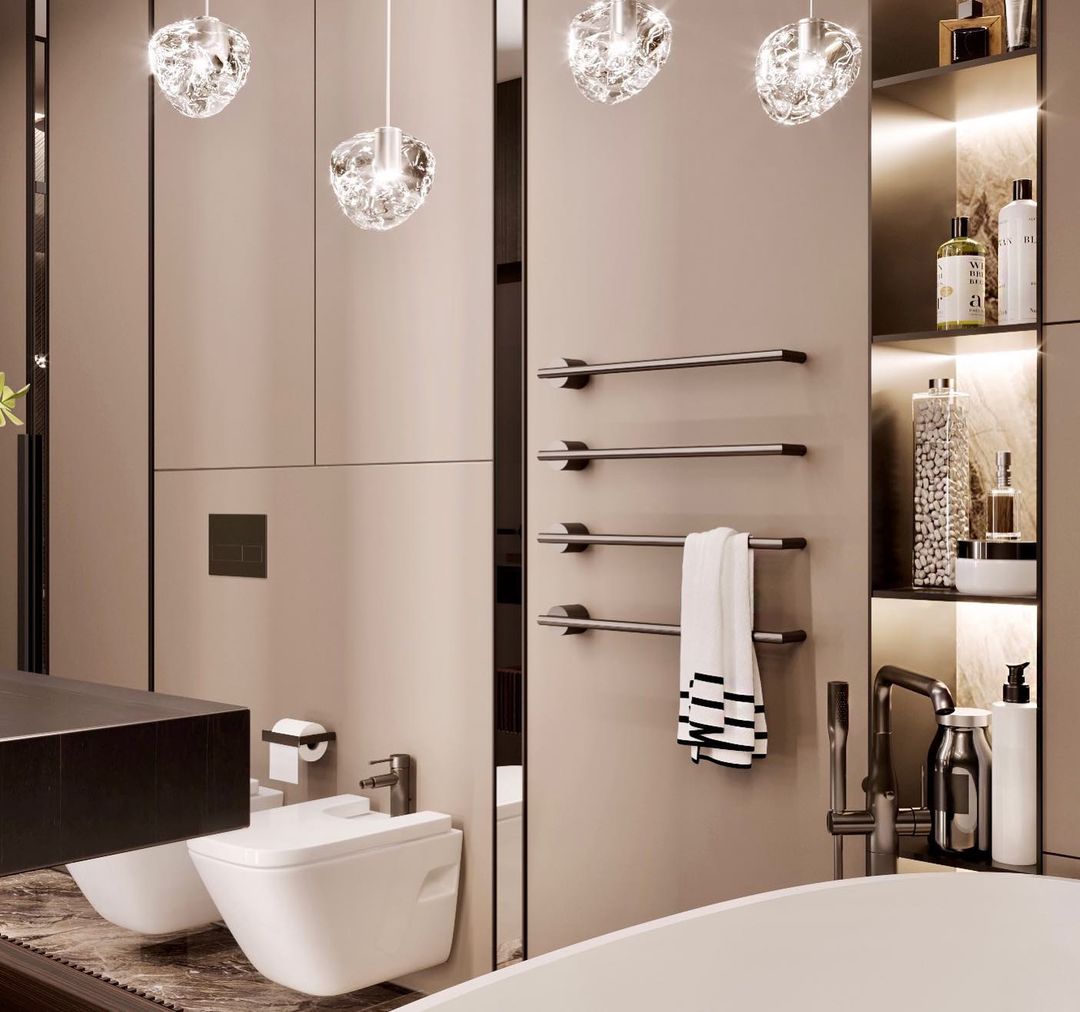 Cherry Crystal Pendant Light