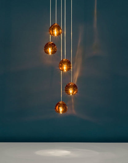 Cherry Crystal Pendant Light