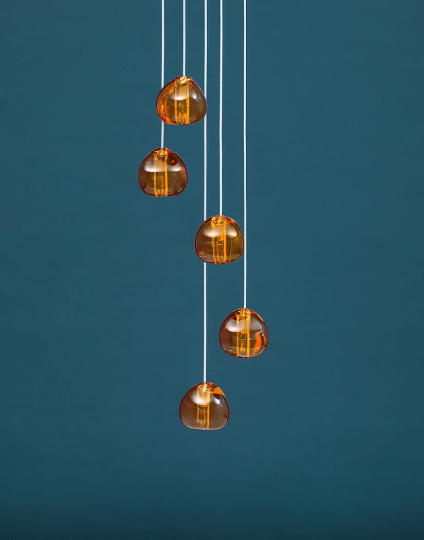 Cherry Crystal Pendant Light