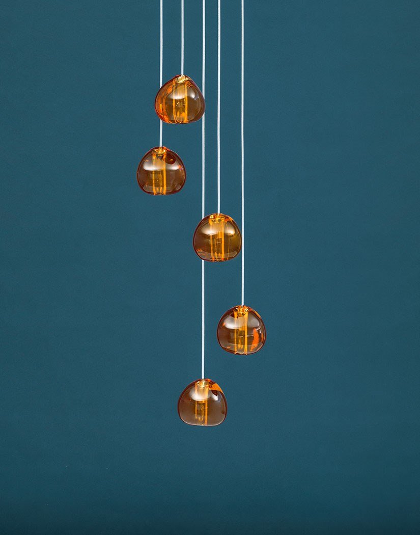 Cherry Crystal Pendant Light