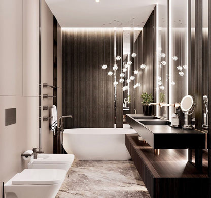 Cherry Crystal Pendant Light