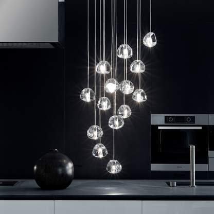 Cherry Crystal Pendant Light