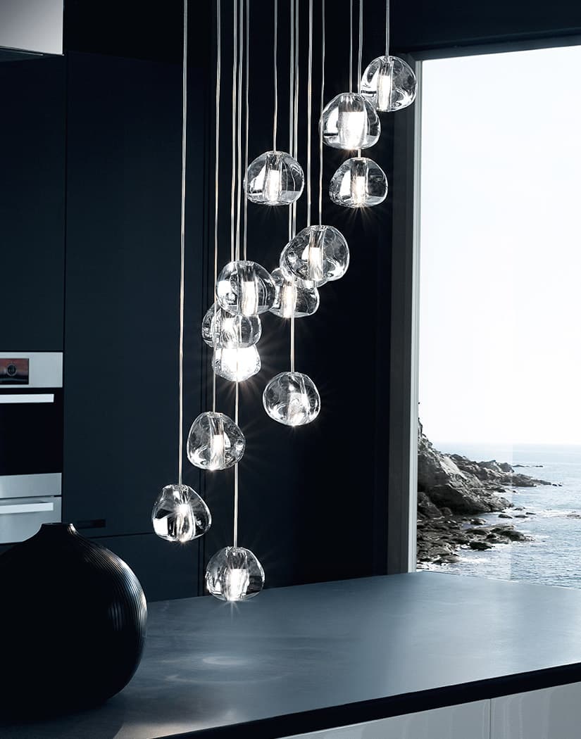 Cherry Crystal Pendant Light