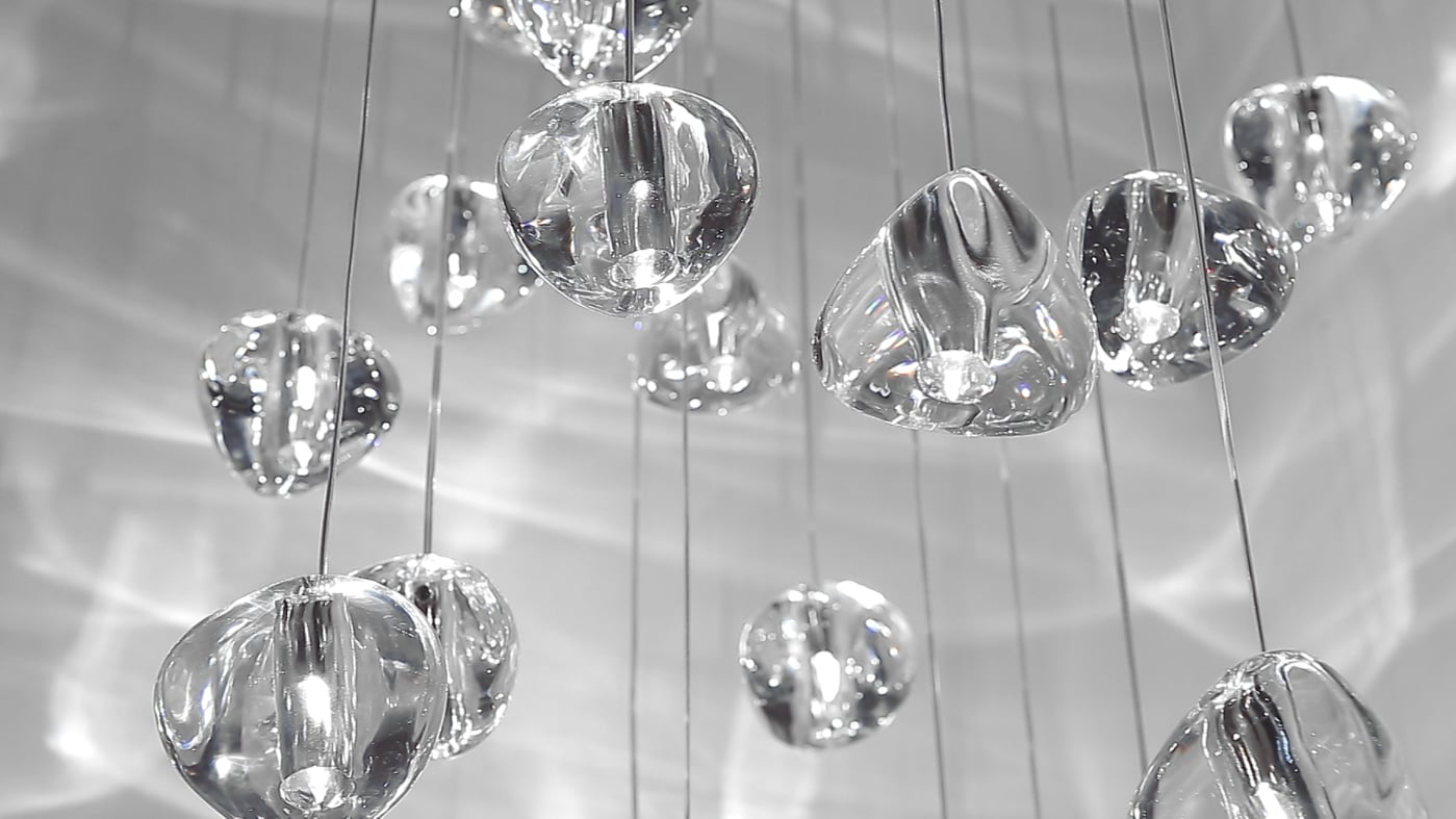 Cherry Crystal Pendant Light