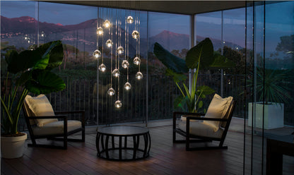 Cherry Crystal Pendant Light