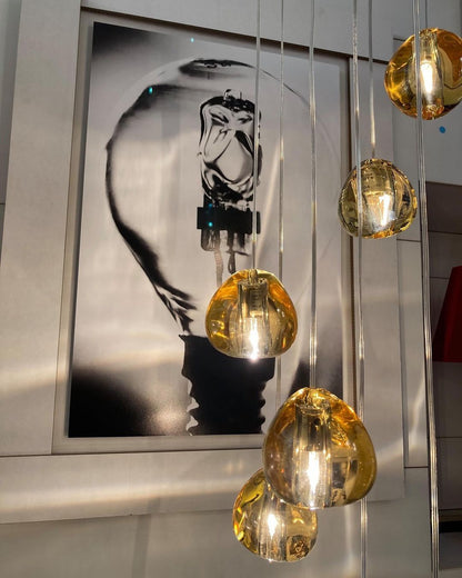 Cherry Crystal Pendant Light