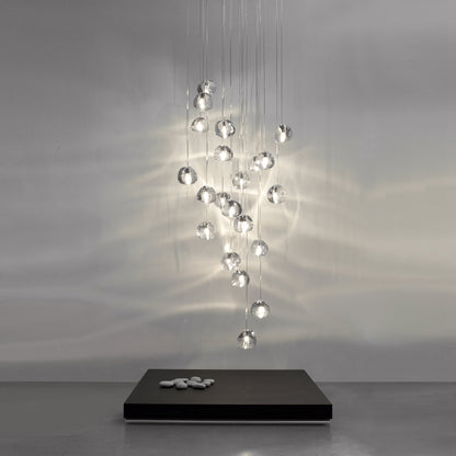 Cherry Crystal Pendant Light