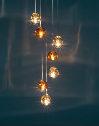 Cherry Crystal Pendant Light