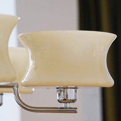 Modern Hourglass Glass Chandelier