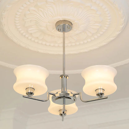Modern Hourglass Glass Chandelier