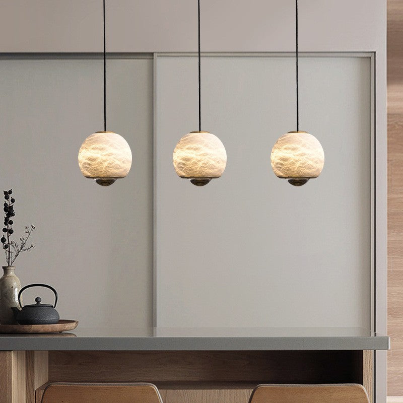 Planet Alabaster Pendant Light